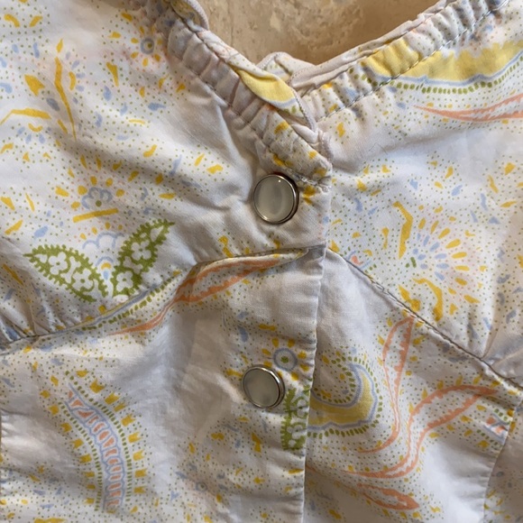 XXS cute paisley snap front tank - Picture 2 of 3
